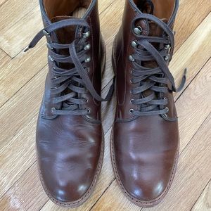 Allen Edmonds Higgins Mills Boots Brown Chromexcel Leather
